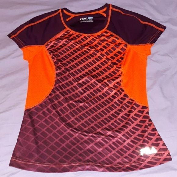 Fila Sport Exercise Running Shirt Small - Picture 1 of 5